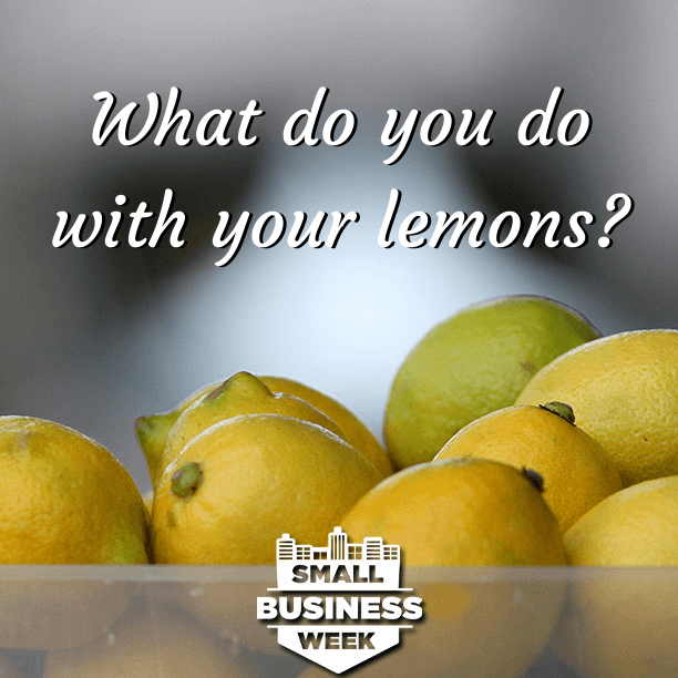 Image of lemons for small business week