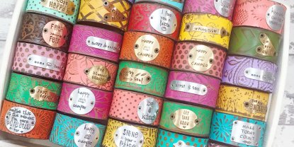 leather cuff bracelets by small business Hello Holly