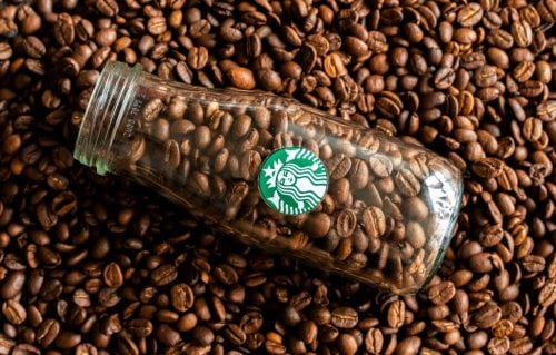 Starbucks coffee beans