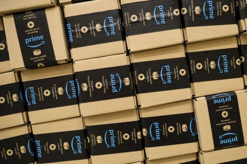 Amazon Prime packages ready to ship