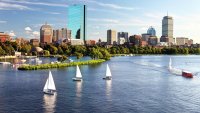 View of Boston from the Charles River