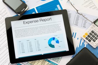 Expense report app on ipad
