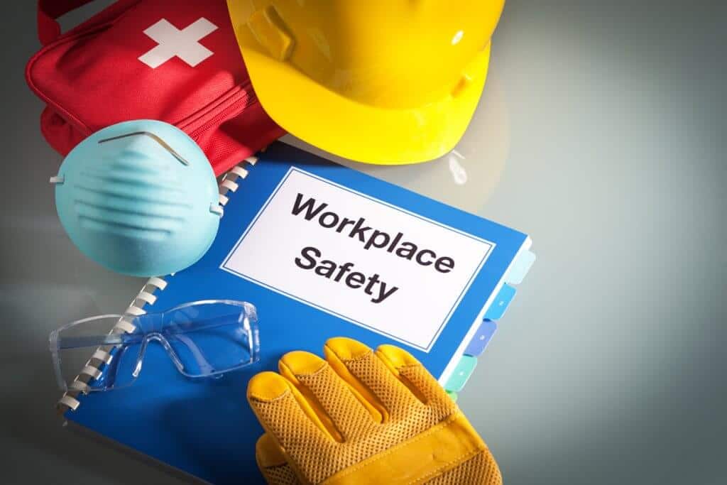 Closeup of Workplace Safety Handbook