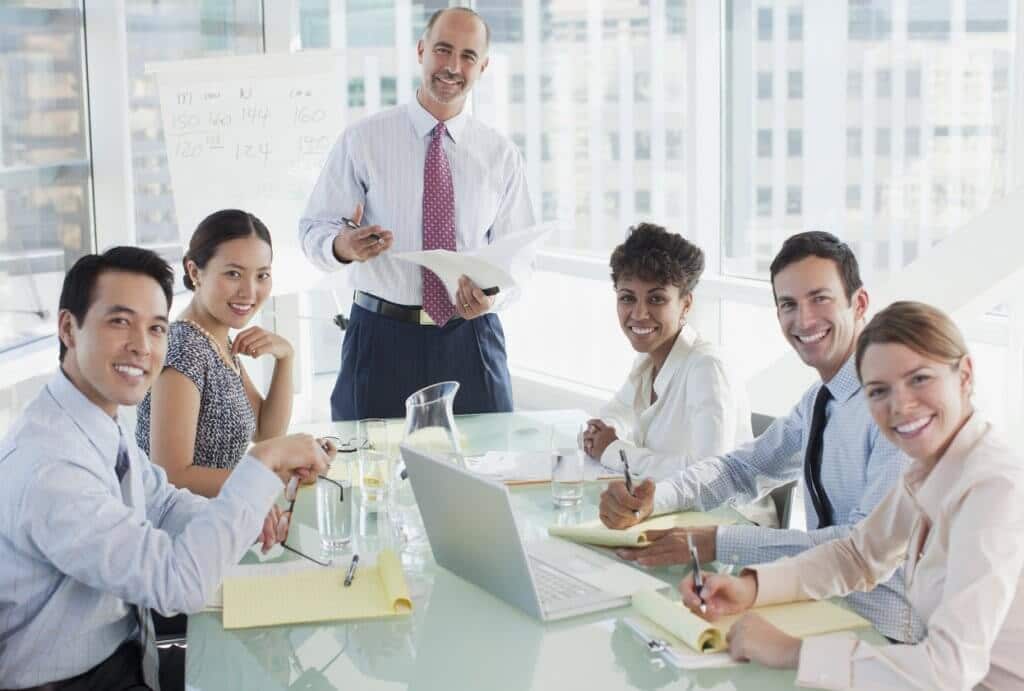 Business People in a Meeting