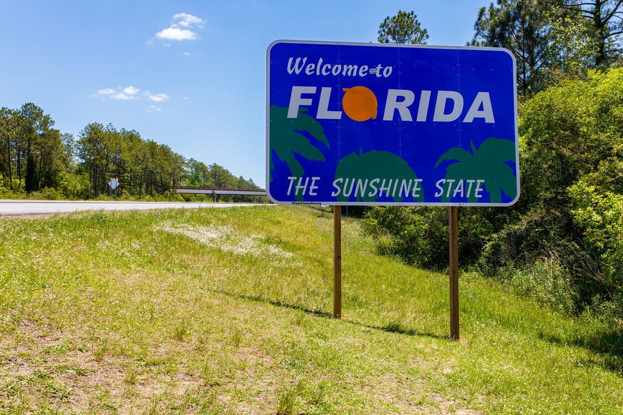 Florida highway sign