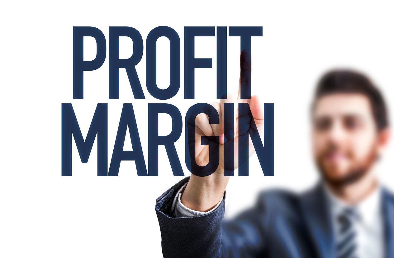 Profit Margin sign