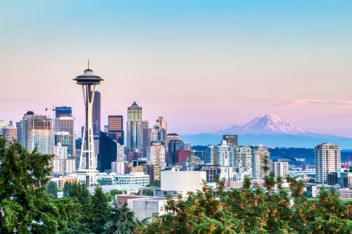 Seattle cityscape view